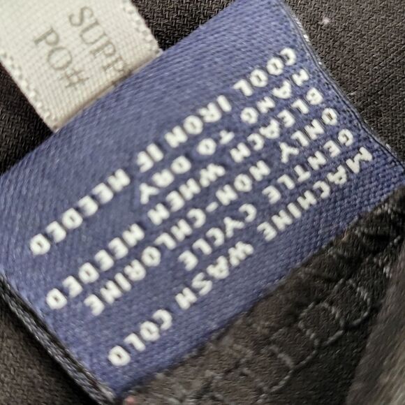 10 AMERICAN LIVING BLACK FAUX WRAP STRETCH MIDI SEXY PLUNGE DRESS Large - Picture 9 of 12